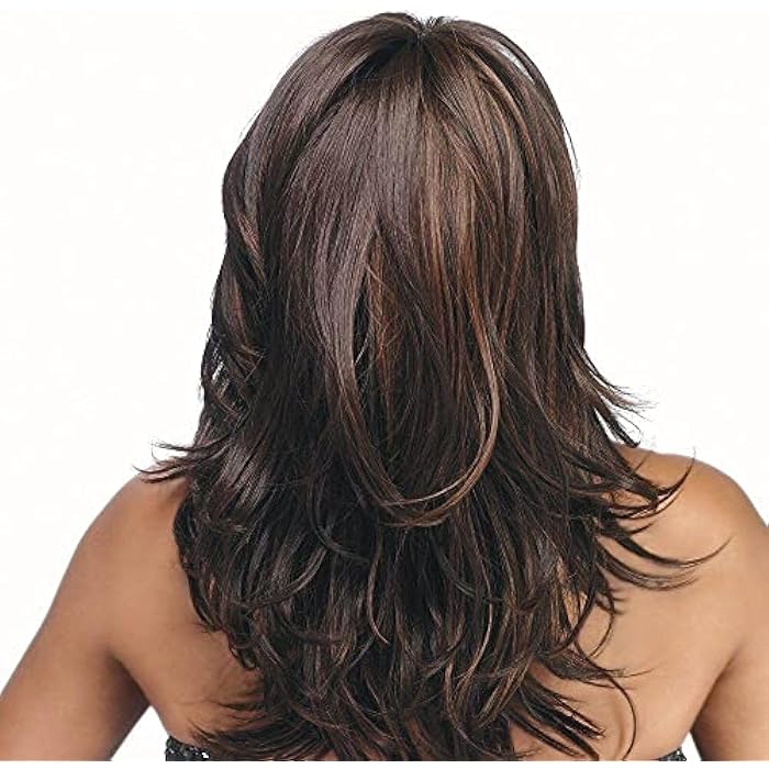 DILLARDS Black High Temperature Silk Fluffy Long Hair Wig Sets Of Wigs - Image 2